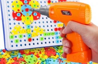 Детская дрель с конструктором